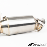 ApexBuilt® BMW F01/F10/F15 N55 Tubo de bajada catted de alto flujo (PWG/3.5") (2011-13)