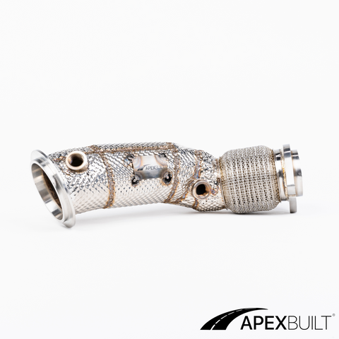 ApexBuilt® BMW F87 M2C, F80 M3, & F82/F83 M4 Race Downpipes (S55, 2015-20)