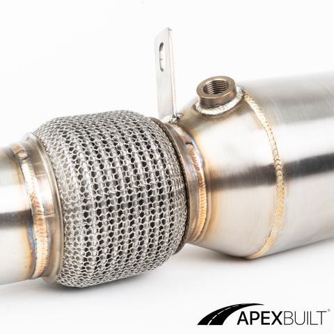 ApexBuilt® BMW F01/F10/F15 N55 Tubo de bajada catted de alto flujo (PWG/3.5") (2011-13)