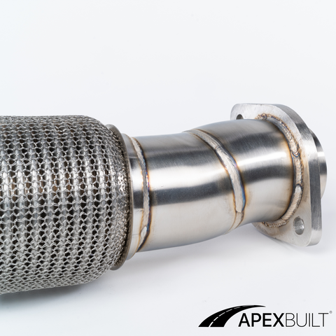 ApexBuilt® BMW G87 M2, G80 M3, & G82/G83 M4 GESI High-Flow Catted Downpipes (S58, 2021+)