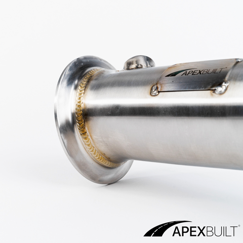 ApexBuilt® BMW F80 M3/F8X M4 Catless Race Downpipes (S55, 2015-18)