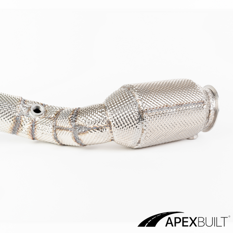 ApexBuilt® BMW G80 M3 & G82 M4 S58 Tubos de bajada catted de alto flujo (2021+)