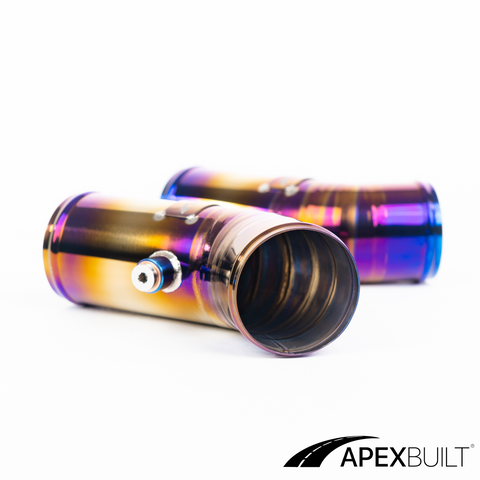 ApexBuilt® BMW F10 M5 & F06/F12/F13 M6 Titanium Charge Pipe Kit (S63TU, 2012-17)