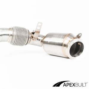 ApexBuilt® BMW F85 X5M/F86 X6M Race Downpipes (S63TU, 2015-19)