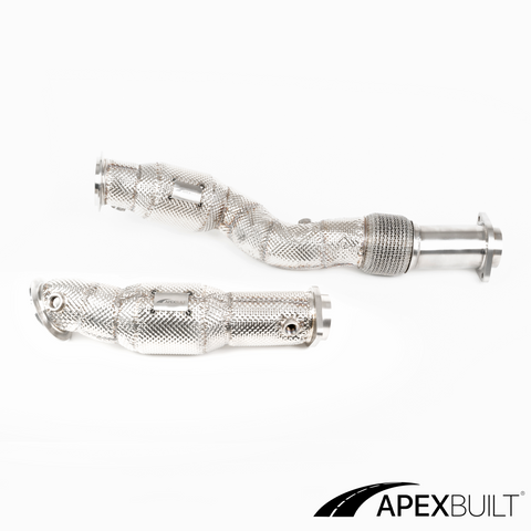 Apex Built® BMW G8X M3 y M4 Catless Race Downpipe (2021+)