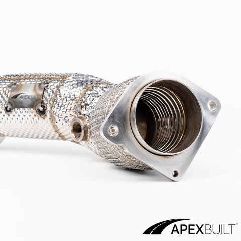 ApexBuilt® BMW F80 M3/F8X M4 Catless Race Downpipes (S55, 2015-18)