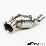 ApexBuilt® BMW F10 N55 High-Flow Catted Downpipe (PWG/3.5") - ApexBuilt, Inc.