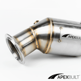 ApexBuilt® BMW F10 N55 High-Flow Catted Downpipe (PWG/3.5") - ApexBuilt, Inc.