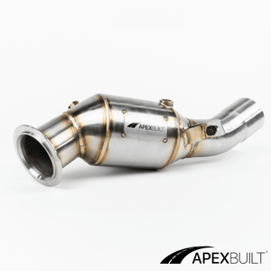 ApexBuilt® BMW F10 N55 High-Flow Catted Downpipe (PWG/3.5") - ApexBuilt, Inc.