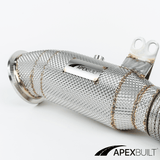 ApexBuilt® BMW F2X/F3X B58 Catless Race Downpipe - ApexBuilt, Inc.