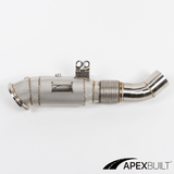 ApexBuilt® BMW F2X/F3X B58 High-Flow Catted Downpipe - ApexBuilt, Inc.