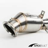 ApexBuilt® BMW F2X/F3X N55 Catless Race Downpipe - ApexBuilt, Inc.