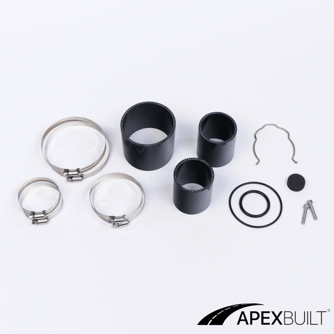 ApexBuilt® BMW F8X M3/M4 S55 Titanium Charge Pipe Kit (2015-18) - ApexBuilt, Inc.