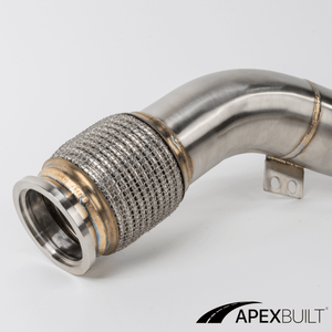 ApexBuilt BMW F90 M5 & F9X M8 Primary + Secondary Catless Race Downpipes - ApexBuilt, Inc.