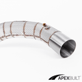 ApexBuilt® BMW F95 X5M & F96 X6M Catless Race Downpipes (S63R, 2020+) - ApexBuilt, Inc.