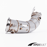 ApexBuilt® BMW F95 X5M & F96 X6M Catless Race Downpipes (S63R, 2020+) - ApexBuilt, Inc.