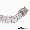 ApexBuilt® BMW F95 X5M & F96 X6M Catless Race Downpipes (S63R, 2020+) - ApexBuilt, Inc.