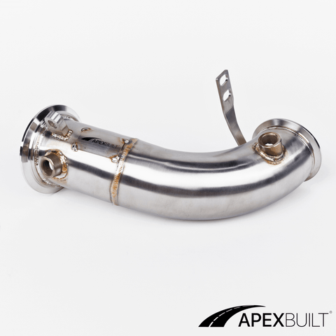 ApexBuilt® BMW F95 X5M & F96 X6M Primary + Secondary Catless Race Downpipes (2020+, S63TU) - ApexBuilt, Inc.