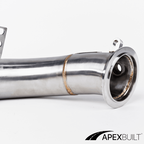 ApexBuilt® BMW F95 X5M & F96 X6M Primary + Secondary Catless Race Downpipes (2020+, S63TU) - ApexBuilt, Inc.