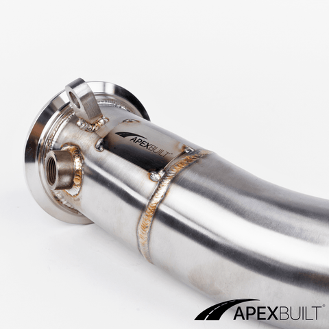 ApexBuilt® BMW F95 X5M & F96 X6M Primary + Secondary Catless Race Downpipes (2020+, S63TU) - ApexBuilt, Inc.