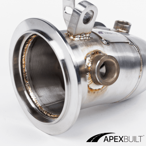 ApexBuilt® BMW F95 X5M & F96 X6M Primary + Secondary Catless Race Downpipes (2020+, S63TU) - ApexBuilt, Inc.