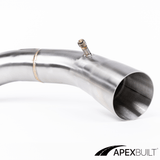 ApexBuilt® BMW F95 X5M & F96 X6M Primary + Secondary Catless Race Downpipes (2020+, S63TU) - ApexBuilt, Inc.