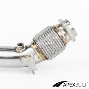 ApexBuilt® BMW F9X X3M/X4M Catless Race Downpipes - ApexBuilt, Inc.