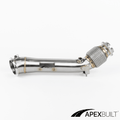 ApexBuilt® BMW F9X X3M/X4M Catless Race Downpipes - ApexBuilt, Inc.