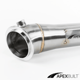 ApexBuilt® BMW F9X X3M/X4M Catless Race Downpipes - ApexBuilt, Inc.